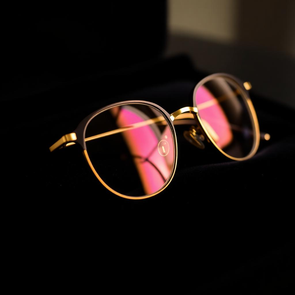 Gold luxury frames